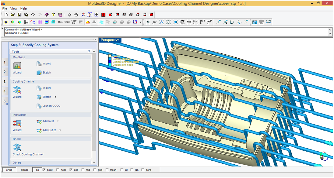 Moldex3D моделирование литья пластмасс под
