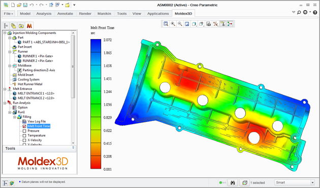 Moldex3D eDesignSYNC R12.0 for PTC Creo