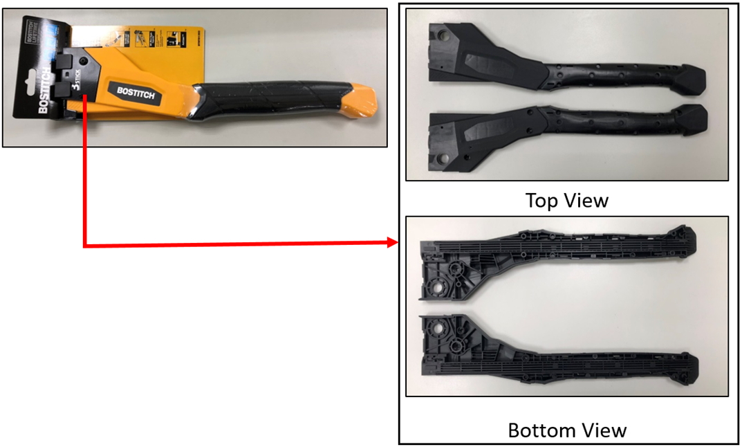 Moldex3D模流分析之史丹利百得应用碳纤维排向应力模拟分析 提升锤钉产品结构强度的图3