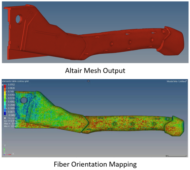 Moldex3D模流分析之史丹利百得应用碳纤维排向应力模拟分析 提升锤钉产品结构强度的图6
