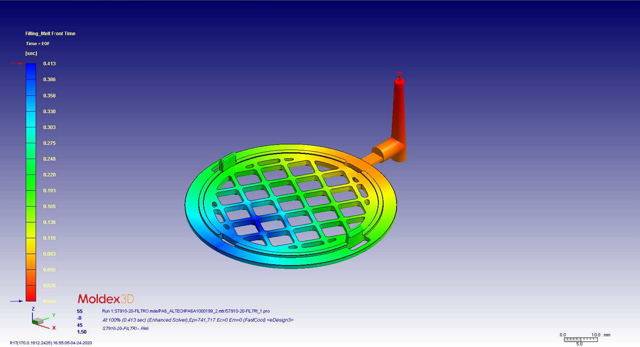 Moldex3D模流分析之意大利模具商借助Moldex3D 让重复使用口罩迅速量产上市的图3