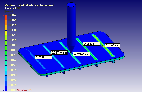 Moldex3D模流分析之SABIC用Moldex3D优化2K-ICM产品外观的图5