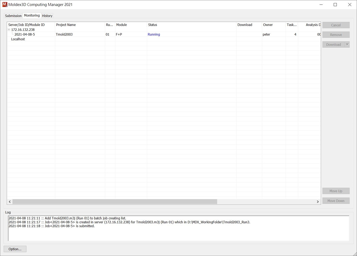 Moldex3D模流分析之计算管理器无缝连接Linux与Windows系统的图3