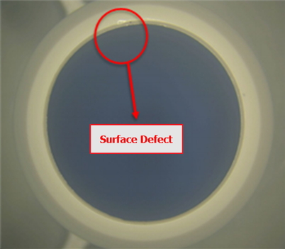 Fig. 3 shows the lip surfaces of the original product. Poor roundness caused by uneven gloss may cause air leakage and abnormal sounds during operation. Therefore, the EKK team used Moldex3D to redesign the gate locations. As shown in the newly designed product, the number of air traps was significantly reduced after the gate design optimization. More importantly, the lip surface pressure was more uniform, and the surface roundness also met the requirement of R0.02 ~ R0.05 mm, as shown in Fig. 4.