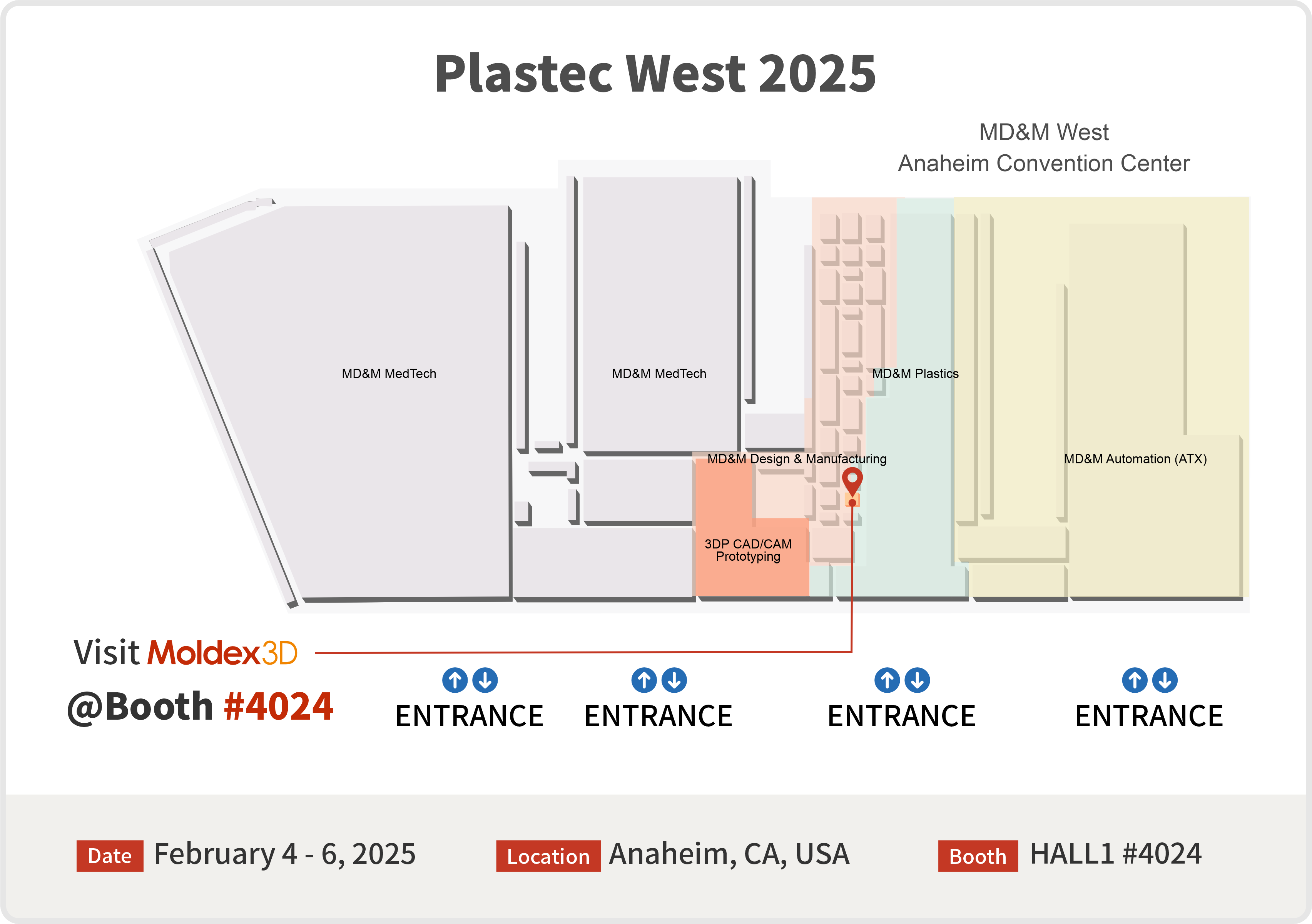 PLASTEC WEST 2025 Events Moldex3D Plastic Injection Molding
