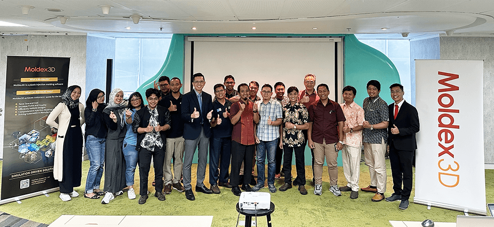 The grand opening of Moldex3D’s Jakarta office.